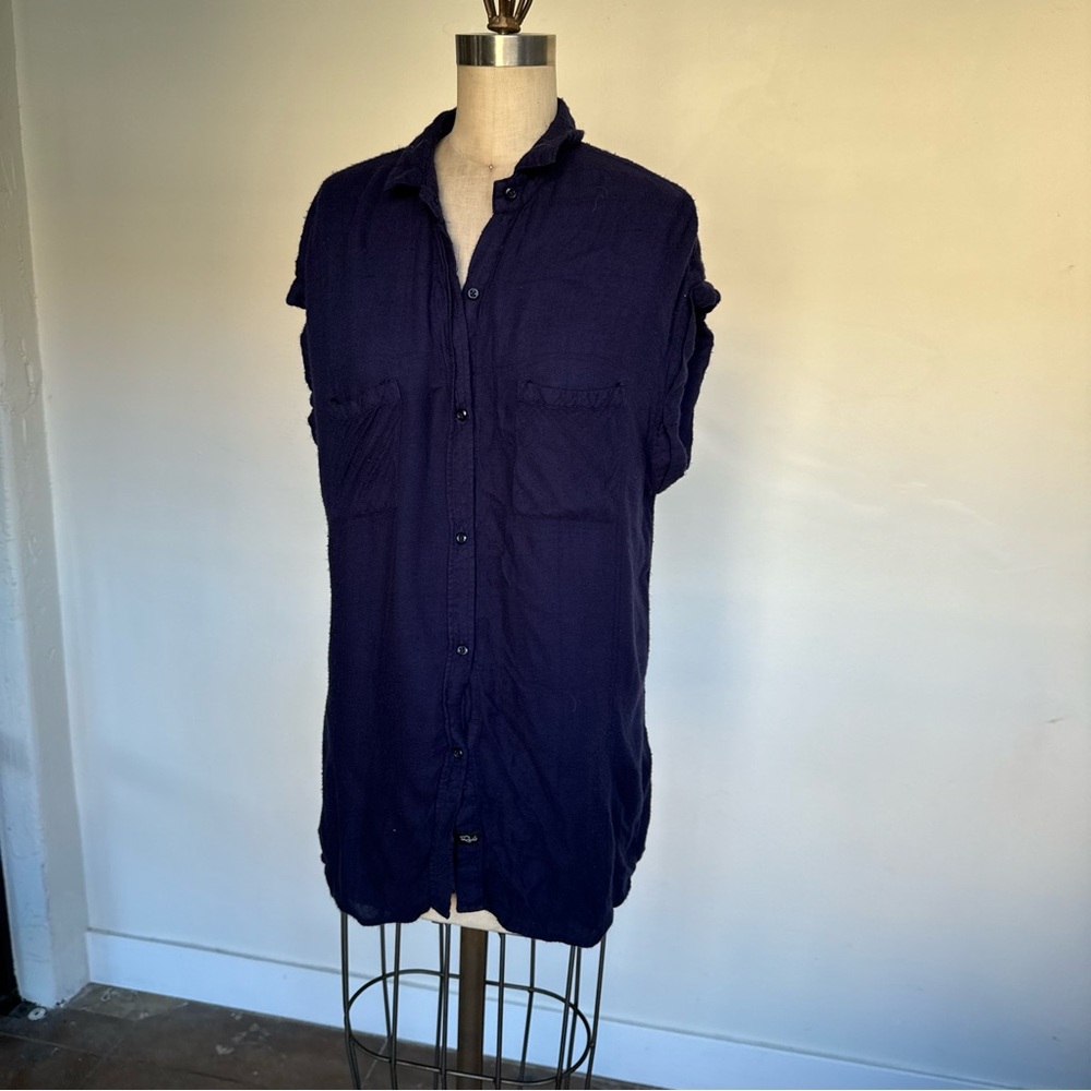 Rails Navy Blue Button Down Shirt